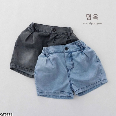 QT5778 QUẦN SHORT DENIM CHO BÉ TRAI