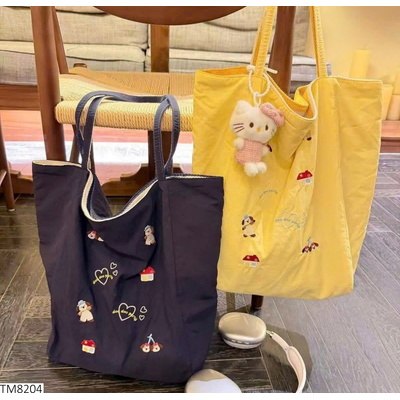TM8204 TÚI TOTE THÊU 2 MẶT