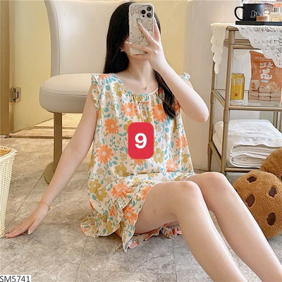 SM5741 BỘ MẶC NHÀ SÁT NÁCH CHO NỮ