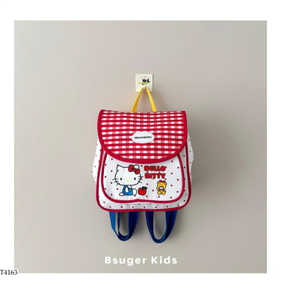T4163 BALO KITTY ĐỎ KUTE