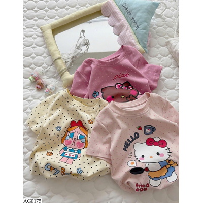 AG0175 ÁO THUN KITTY DỄ THƯƠNG