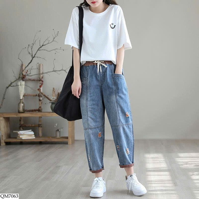 QM7063 QUẦN JEAN BAGGY CHO NỮ