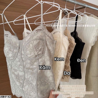 AM4142 ÁO BRA 2 DÂY REN