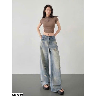 QM7060  QUẦN JEANS RÁCH CHO NỮ
