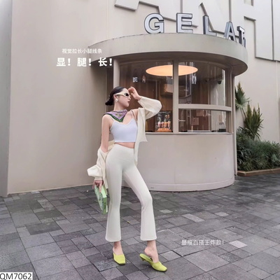 QM7062 QUẦN LEGGING ỐNG LOE