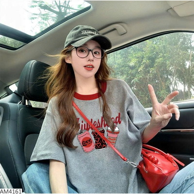 AM4161 BST ÁO PHÔNG HỌA TIẾT OVERSIZE