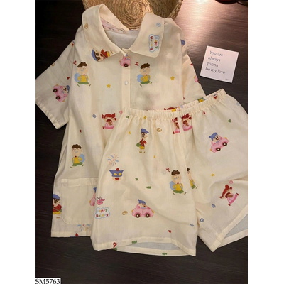 SM5763 SET NGỦ HOẠT HÌNH CHO NỮ