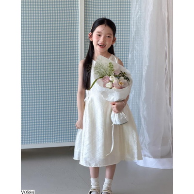 V0584 ĐẦM TƠ TRẮNG TIỂU THƯ AMBB