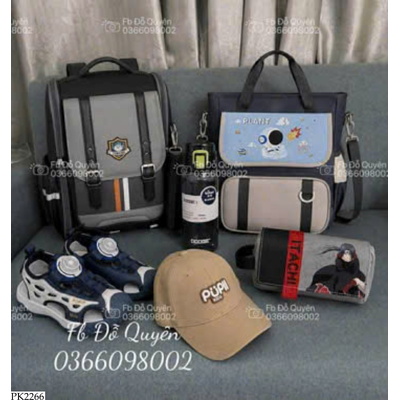 PK2266 SET ĐỒ ĐI HỌC CHO BÉ TRAI