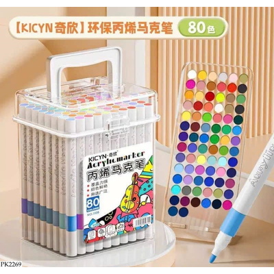 PK2269 HỘP 80 MÀU ACRYLIC