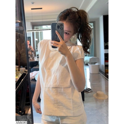 AM4181 ÁO SƠ MI CÚC LỆCH CHO NỮ