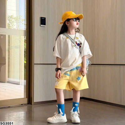 SG3551  SÉT ÁO THUN MIX SHORT NGÔI SAO SZ ĐẠI