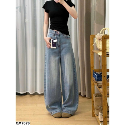 QM7076 QUẦN JEANS CHỮ CHO NỮ
