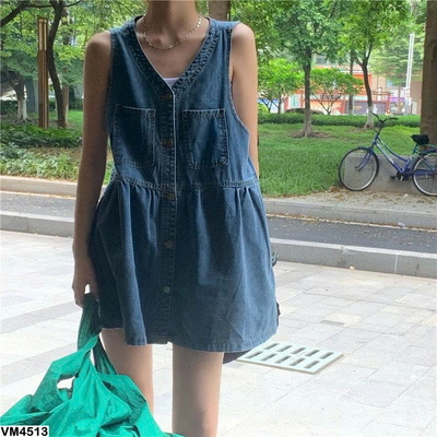 VM4513 VÁY JEAN DENIM CHO NỮ