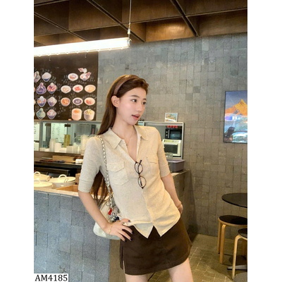 AM4185  ÁO POLO CỔ SÂU W.G.W.E