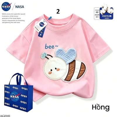 AG0181  ÁO CỘC TAY NASA BÉ YÊU