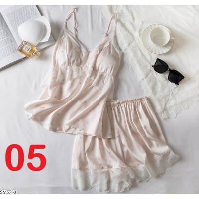 SM5780 BỘ NGỦ VIỀN REN 2 DÂY KÈM BRA