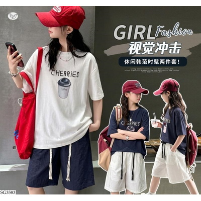 SG3583 ÁO THUN CỐC MIX SHORT GIÓ LỬNG