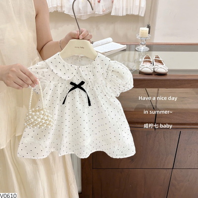 V0610 VÁY CHẤM BI CHO BG