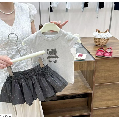 SG3567 SÉT VÁY GẤU XÁM COCOGIRIN
