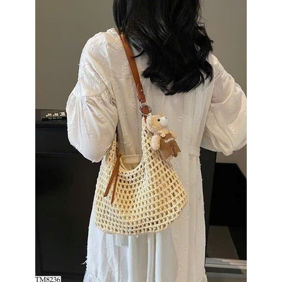 TM8236  TÚI TOTE DỆT LỖ NỮ
