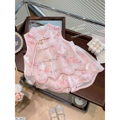 SG3602 BỘ BÉ GÁI PHONG CÁCH TRUNG HOA