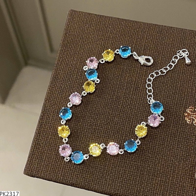 PK2317 VÒNG TAY ĐÍNH ĐÁ NHIỀU MÀU
