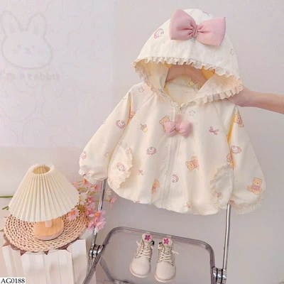 AG0188 ÁO KHOÁC VIỀN REN CHO BG