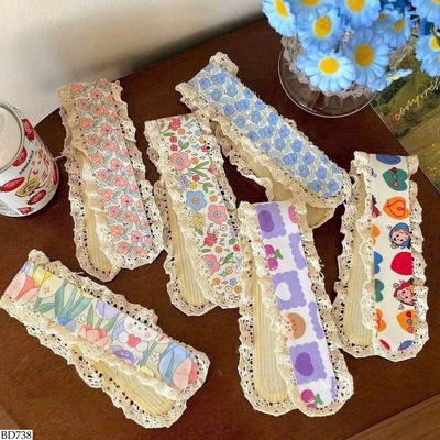 BD738 SET 6 MIẾNG DÁN TÓC MÁI CUTE