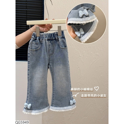 QG5949 QUẦN JEAN NƠ BG