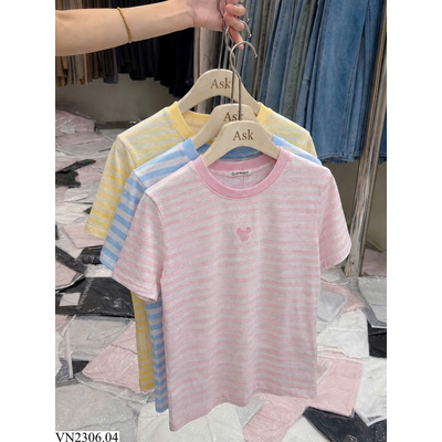 VN2306.04 COMBO 3 ÁO SỌC PASTEL SIÊU XINH
