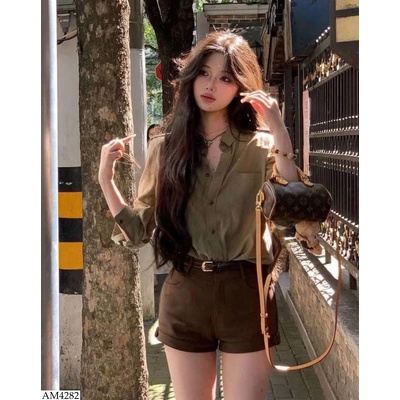 AM4282 ÁO SƠ MI TAY DÀI NỮ