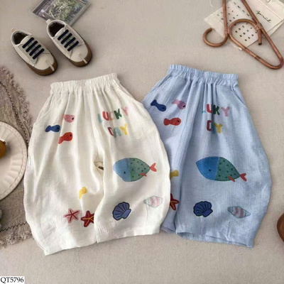 QT5796 QUẦN SUÔNG HỌA TIẾT CHO BÉ
