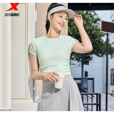 AM4288 ÁO CROPTOP CỘC TAY XTEP