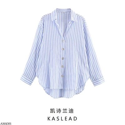 AM4301 ÁO SƠ MI KẺ CHO NỮ HÃNG KASLEAD