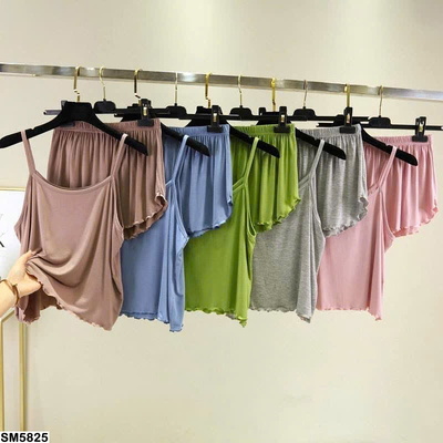 SM5825 BỘ NGỦ 2 DÂY MẶC NHÀ CHO NỮ