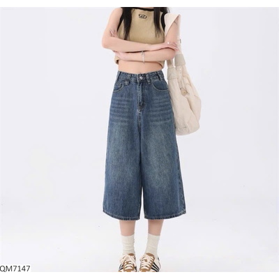QM7147 QUẦN JEAN NGỐ ỐNG RỘNG