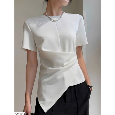 AM4342 ÁO CỘC TAY VẠT CHÉO CHO NỮ