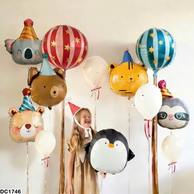DC1746 SET 12 BÓNG CON VẬT SIÊU CUTE