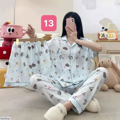 SM5841 SET BỘ PIJAMA 3 CHI TIẾT CHO NỮ