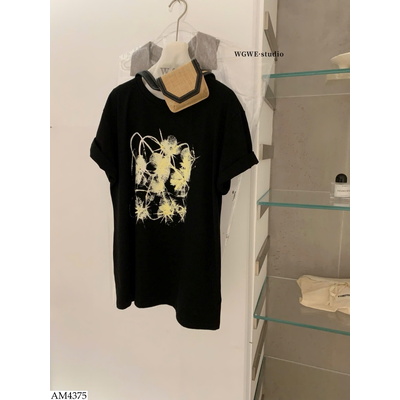 AM4375 ÁO PHÔNG HỌA TIẾT HÃNG W.G.W.E