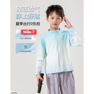 A4096 ÁO CHỐNG NẮNG PHỐI MÀU BÉ