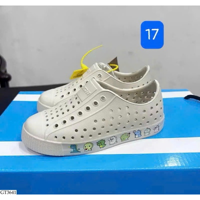 GT3641 GIÀY NHỰA NATIVE HOẠ TIẾT CHO BÉ