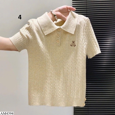 AM4394 ÁO POLO CỔ LEN CÚC NỮ