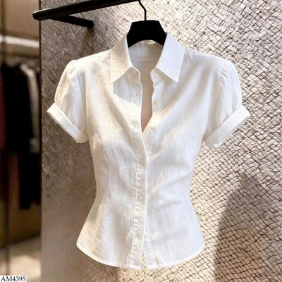 AM4395 ÁO SƠ MI CỘC TAY CHO NỮ