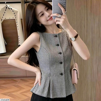 AM4408 ÁO KẺ SÁT NÁCH CHO NỮ