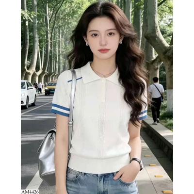 AM4426 ÁO LEN CỔ BẺ PHONG CÁCH