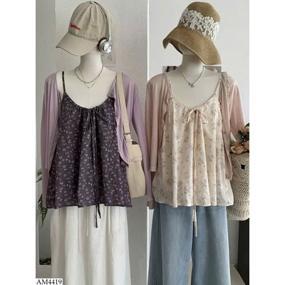 AM4419 SET ÁO 2 DÂY KÈM CARDIGAN ANNA