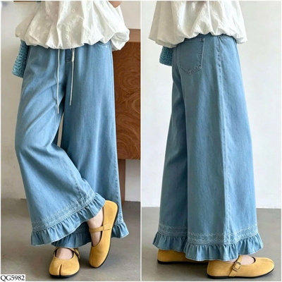 QG5982 QUẦN SUÔNG VỀN REN CHO BG