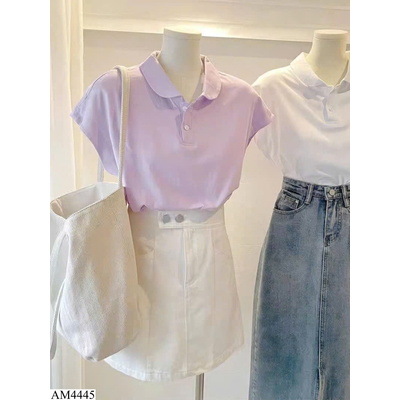 AM4445 ÁO POLO CỔ SEN